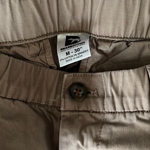 Men's Bearbottom Pants Size 30 M Cotton Spandex Stretch Chino Desert